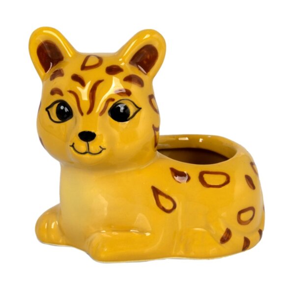 Other - Leopard Ceramic PLanter